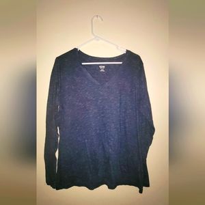 Mossimo Supply CO. Long sleeve navy blue shirt